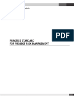 Practice Standard For Project Risk Management by PMI