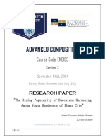Ferdaus Shabab Hossain ENG105.3 Final Research Paper
