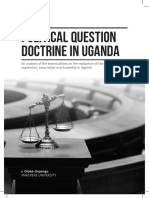 Political Question Doctrine in Uganda