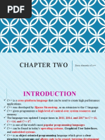 Chapter Two: Basic Elements of C++