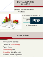 2-Basic Statistics For Pharmacology Practicals