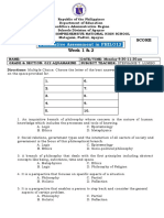 Summative Assessment in PHILO12: Week 1 & 2