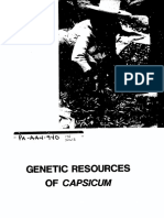 Genetic Resources of Capsicum