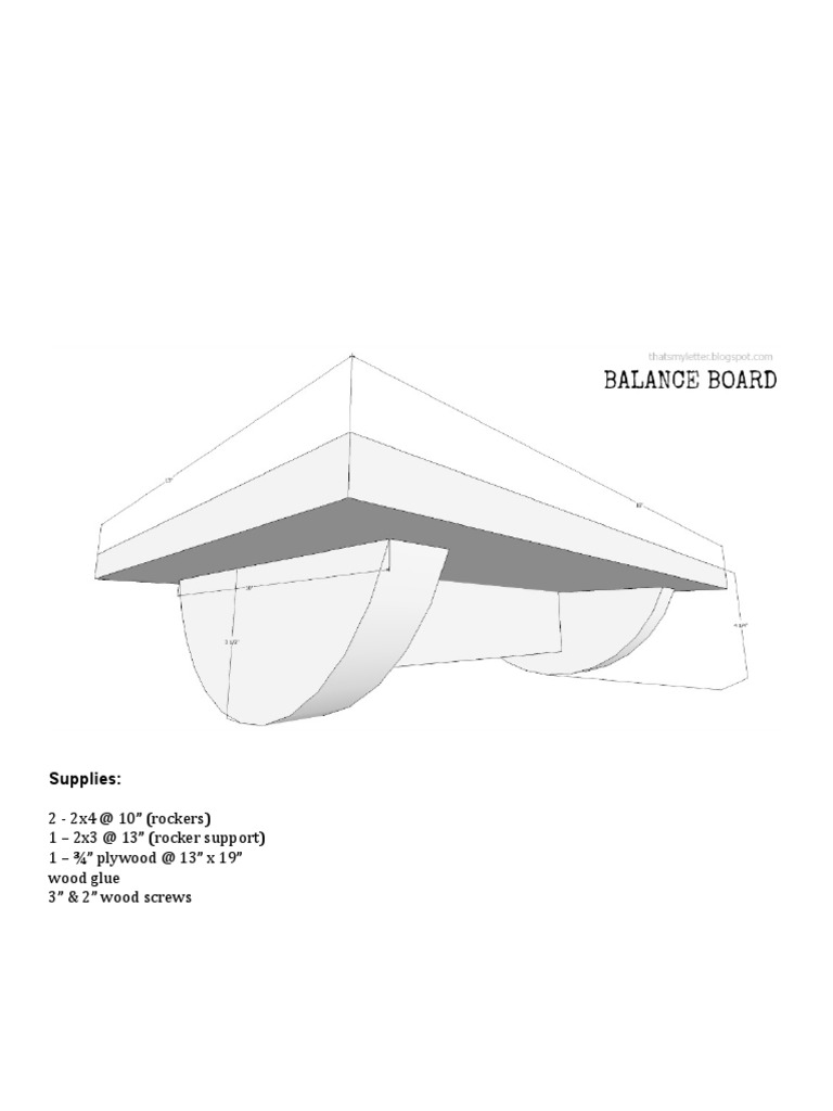 Balance Board | PDF | Home & Garden