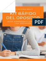 Kit Rapido Del Opositor Ursula Campos