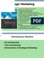 Strategic Marketing: 1. Imperatives For Market-Driven Strategy