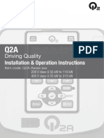 Driving Quality: Installation & Operation Instructions