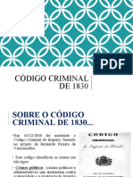 Código Criminal de 1830
