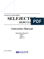 SAMGONG-MITSUBISHI SELFJECTOR Operation Manual