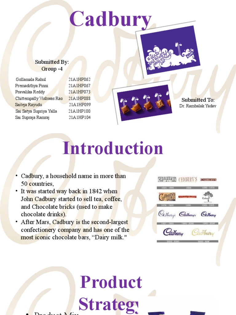 Analysis of Cadbury's Product Portfolio, Pricing Strategies