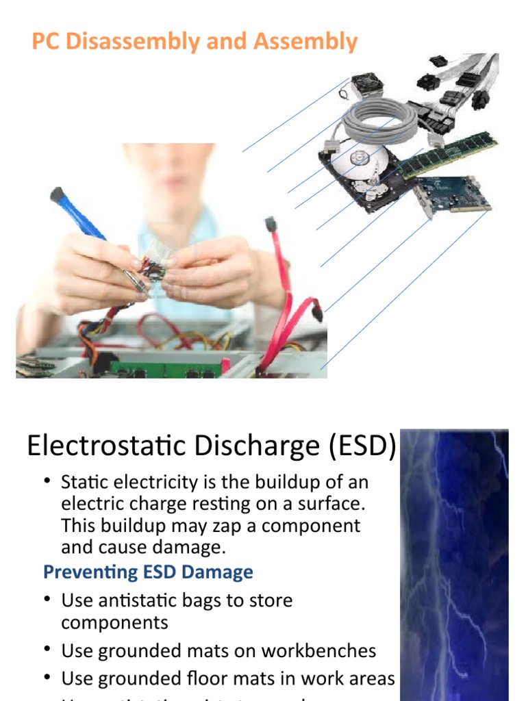 Disassembling PC | PDF | Electrostatic Discharge | Office Equipment