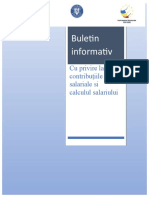 Buletin Informativ 11 Si 12 Contrib Si Salariu