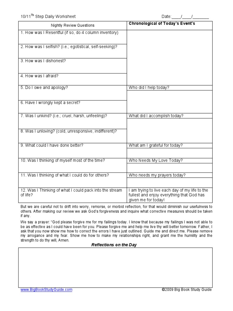 10th-step-worksheet-pdf