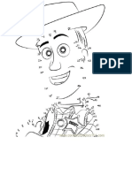 Toy Story Trusted One Dot To Dot Printable Worksheet - Connect The Dots