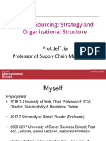 Lecture 3 -Global Sourcing Strategy and Structure
