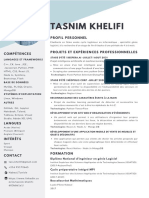 Tasnim Khelifi: Profil Personnel