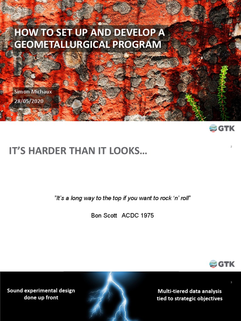 Geometallurgy Program Setup Guide | PDF | Mining | Mineralogy