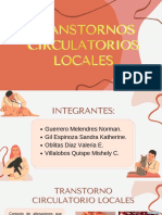 TRANSTORNO CIRCULATORIO LOCALES