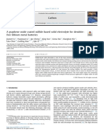 A Graphene Oxide Coated Sulfidebased Solid Electrolyte For Dendritefree Lithium Metal Batteries2021Carbon