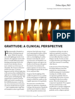 Gratitude: A Clinical Perspective: Debra Alper, PHD