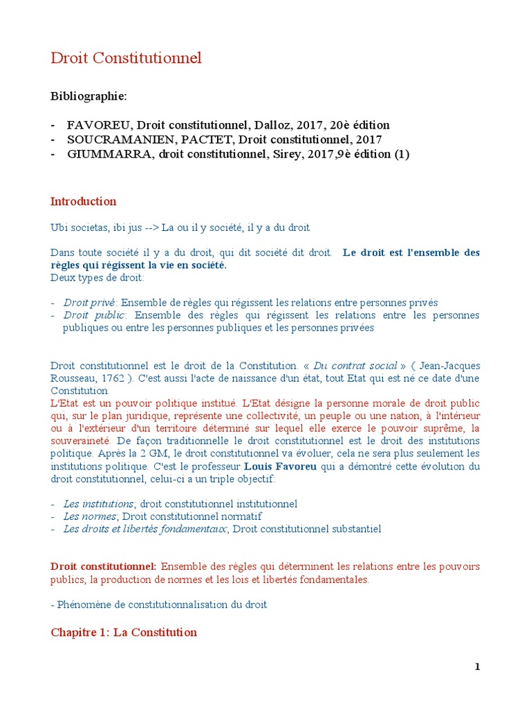 Quelle Pratique Des Institutions Est Inaugurée Par De Gaulle Schema Droit Constitutionnel Cours | PDF | Communes de France | Constitution
