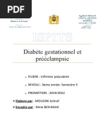 Diabète gestaionnel et prééclampsie
