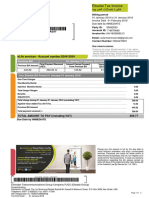 Etisalat Tax Invoice : Elife Services - Account Number:024415054