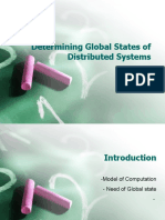 Determining Consistent Global States in Distributed Systems