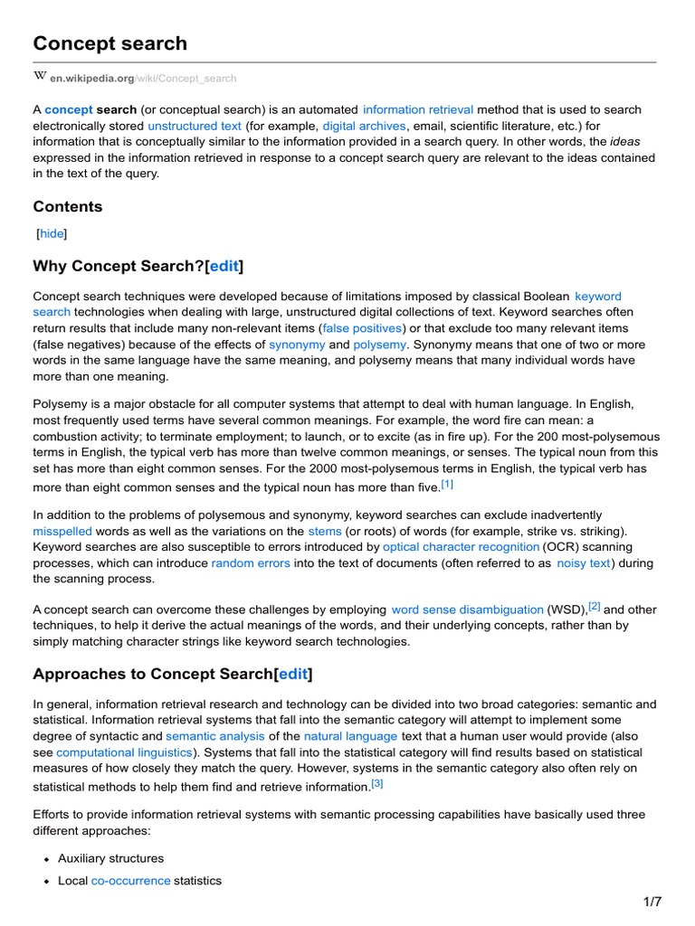 Understanding Concept Search Techniques | PDF | Computing | Cognition