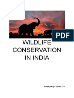 Wildlife Conservation in India ICSE Grade 10th GEOGRAPHY Project