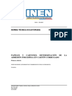 Norma Técnica Ecuatoriana Nte Inen 1419:2013: Primera Revisión