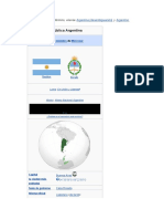 República Argentina: para Otros Usos de Este Término, Véanse y
