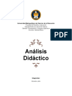 analisis didactico