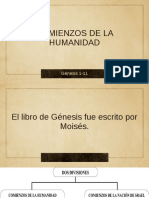 Génesis 1-11 - COMIENZOS DE LA HUMANIDAD