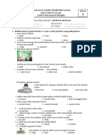 PAS Akidah Akhlak Kls 1 MI Soal Dan Kunci Jawaban