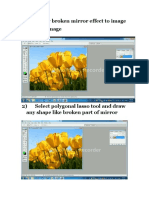 How To Apply Broken Mirror Effect To Image 1) Add Image