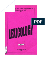 Intro to Lexicology