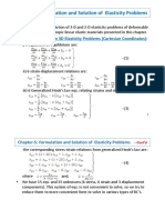 Formulation and Solution of Elasticity Problems: Chapter-5