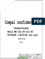 HP Compaq Presario CQ40 Compal LA-4111P JBL20 Rev 0.2 AMD UMA Schematics