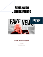 Pesquisa Sobre Fake News 2° Ano Ensino Médio