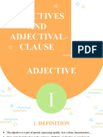 Everything You Need to Know About Adjectives and Adjectival Clauses