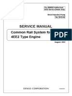 Service Manual: Common Rail System For OPEL 4EE2 Type Engine