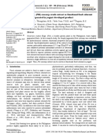 Canarium Ovatum Engl. (Pili) Exocarp Crude Extract As Functional Food Colorant