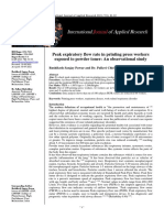 Peak Expiratory Flow Rate in Printing Press Workers Exposed To Powder Toner: An Observational Study