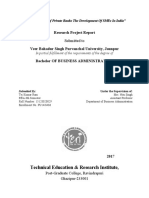 Research Project Report: Technical Education & Research Institute