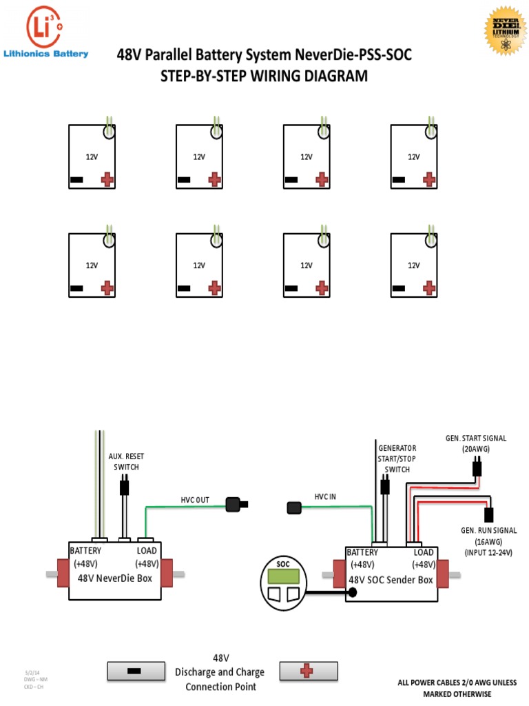 1 48 Volt Parallel Battery System PSS-SOC - Step-By-Step Volvo | PDF |  Electromagnetism | Electronic Engineering, image size:768x1024
