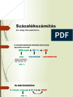 Százalék - Alap Kiszámítása