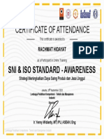 Rachmat - Training ISO-SNI