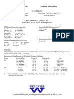 Weldwire Company, Inc. Technical Information