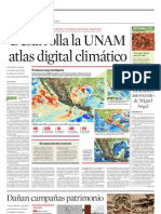 Desarrolla la UNAM atlas digital climático